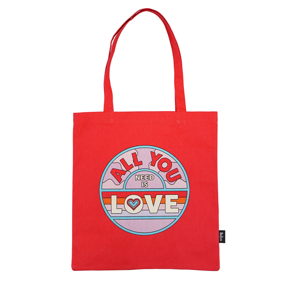The Beatles All You Need Is Love Recycled Cotton Shopper Bag