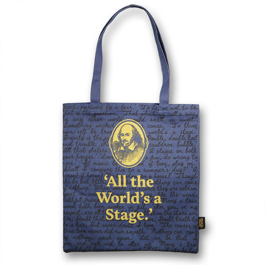 Shakespeare World's a Stage Cotton Shopper