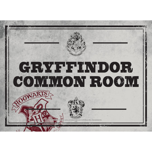 Harry Potter Tin Sign - Common Room