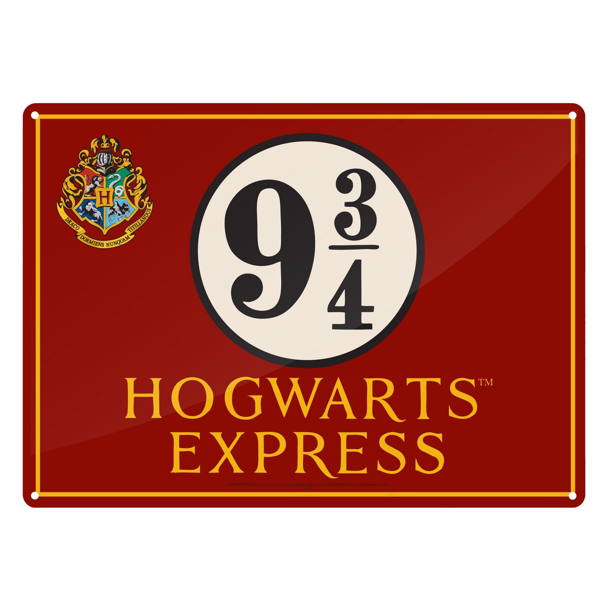 Tin Sign A5 - Harry Potter (Platform 9 3/4)