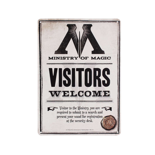 Harry Potter Ministry of Magic Tin Sign