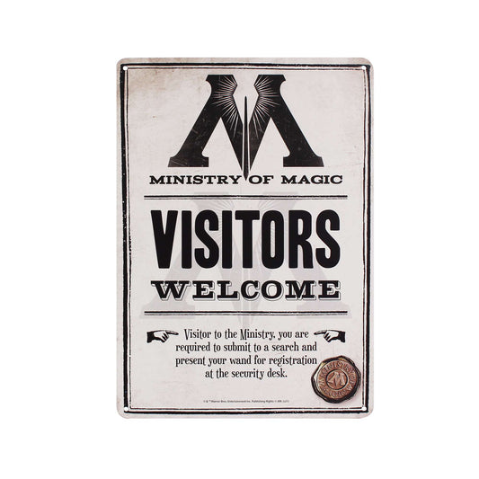 Harry Potter Ministry of Magic A5 Tin Sign