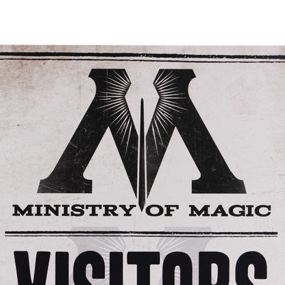 Harry Potter Ministry of Magic A5 Tin Sign