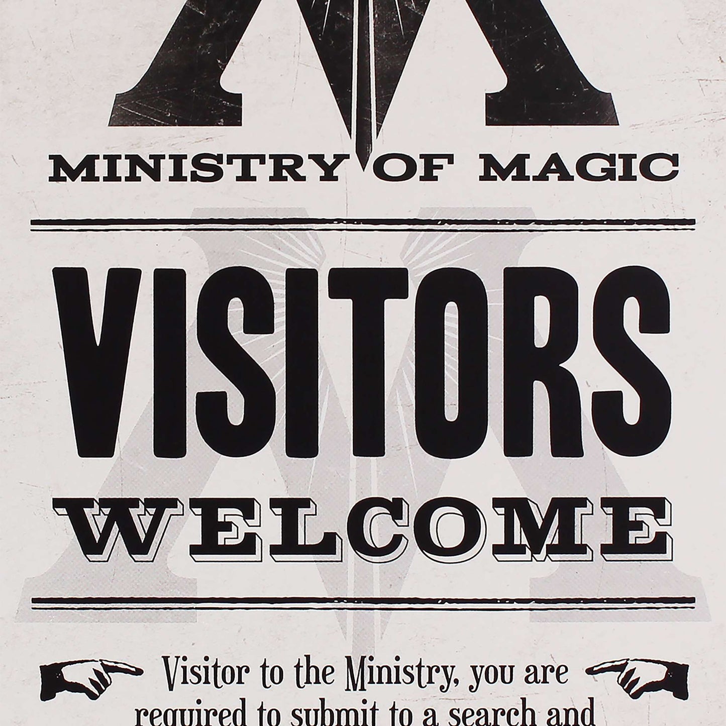 Harry Potter Ministry of Magic Tin Sign