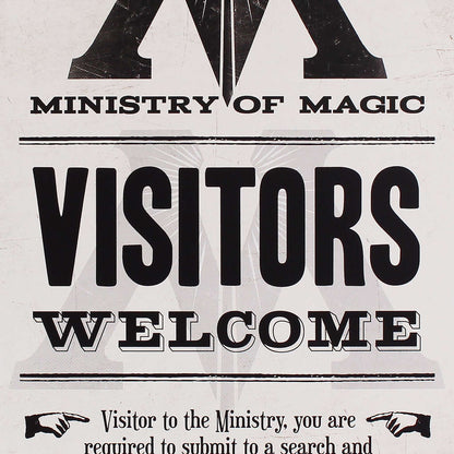 Harry Potter Ministry of Magic Tin Sign