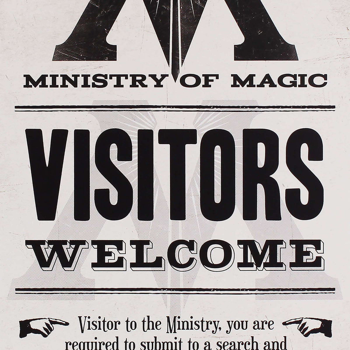 Harry Potter Ministry of Magic A5 Tin Sign