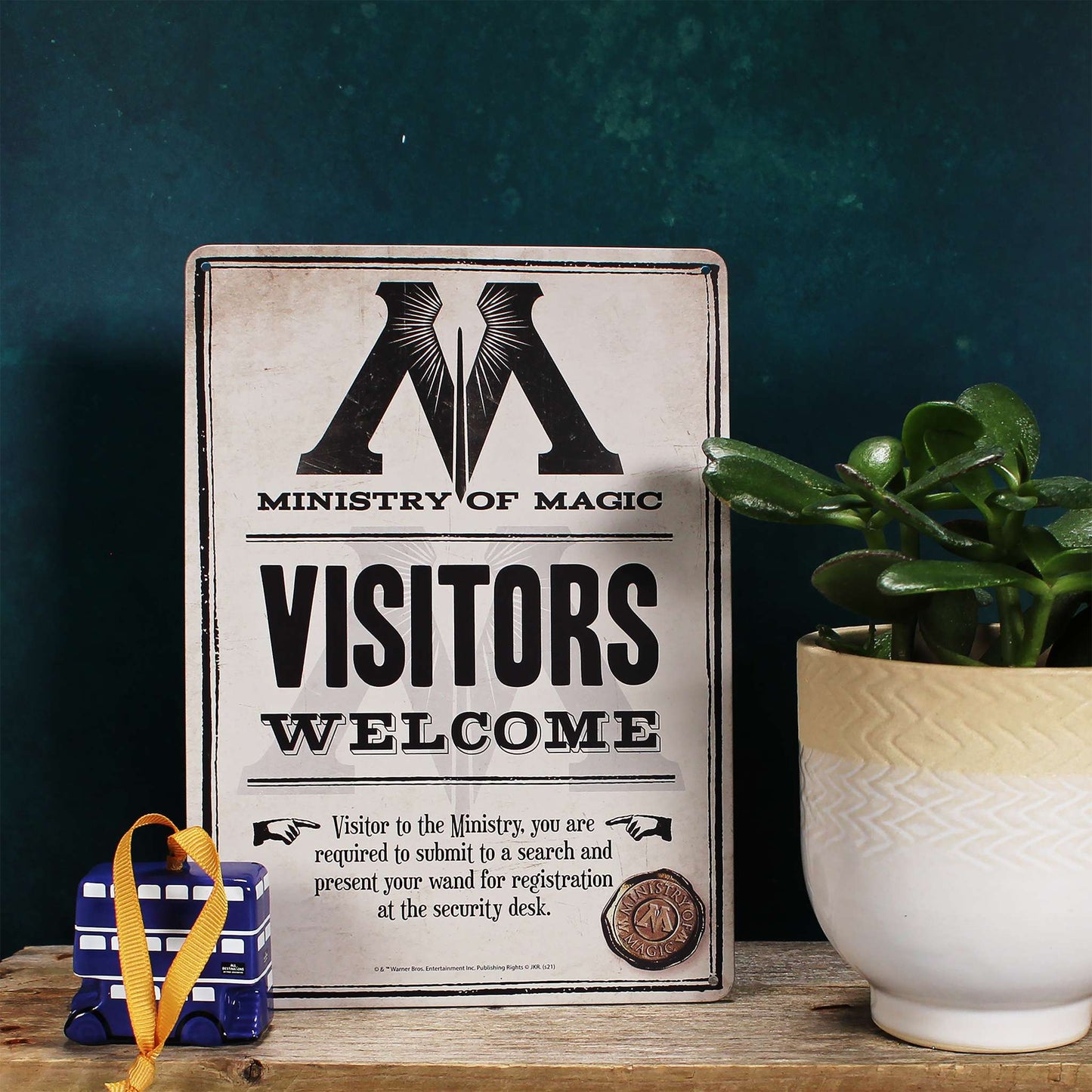 Harry Potter Ministry of Magic Tin Sign