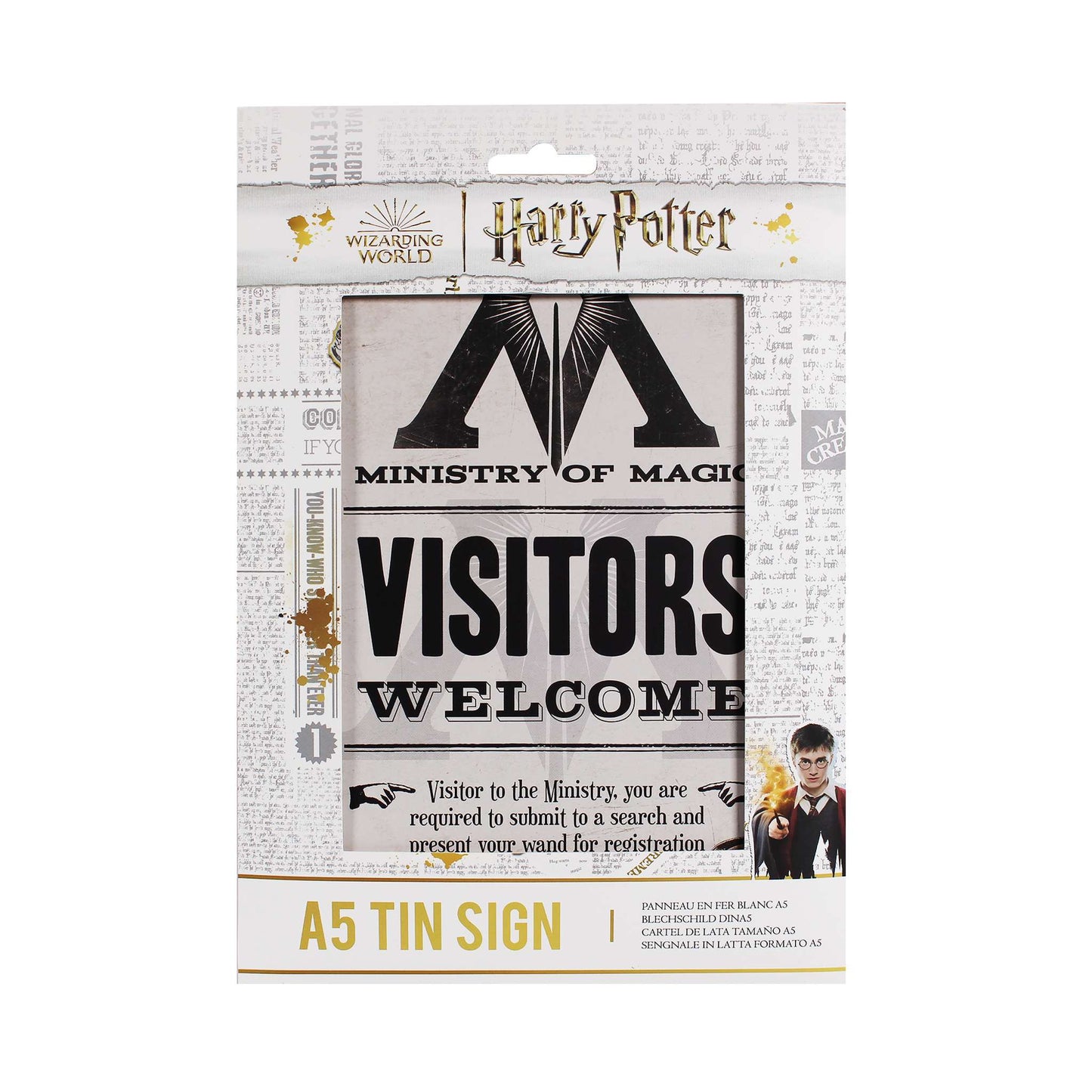 Harry Potter Ministry of Magic Tin Sign