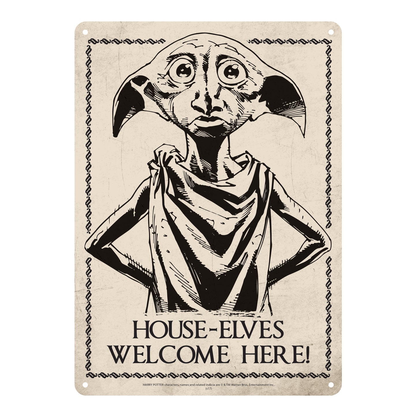 Harry Potter Dobby Tin Sign
