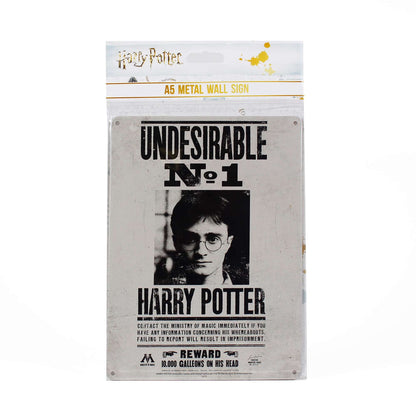 Harry Potter Undesirable No. 1 A5 Tin Sign