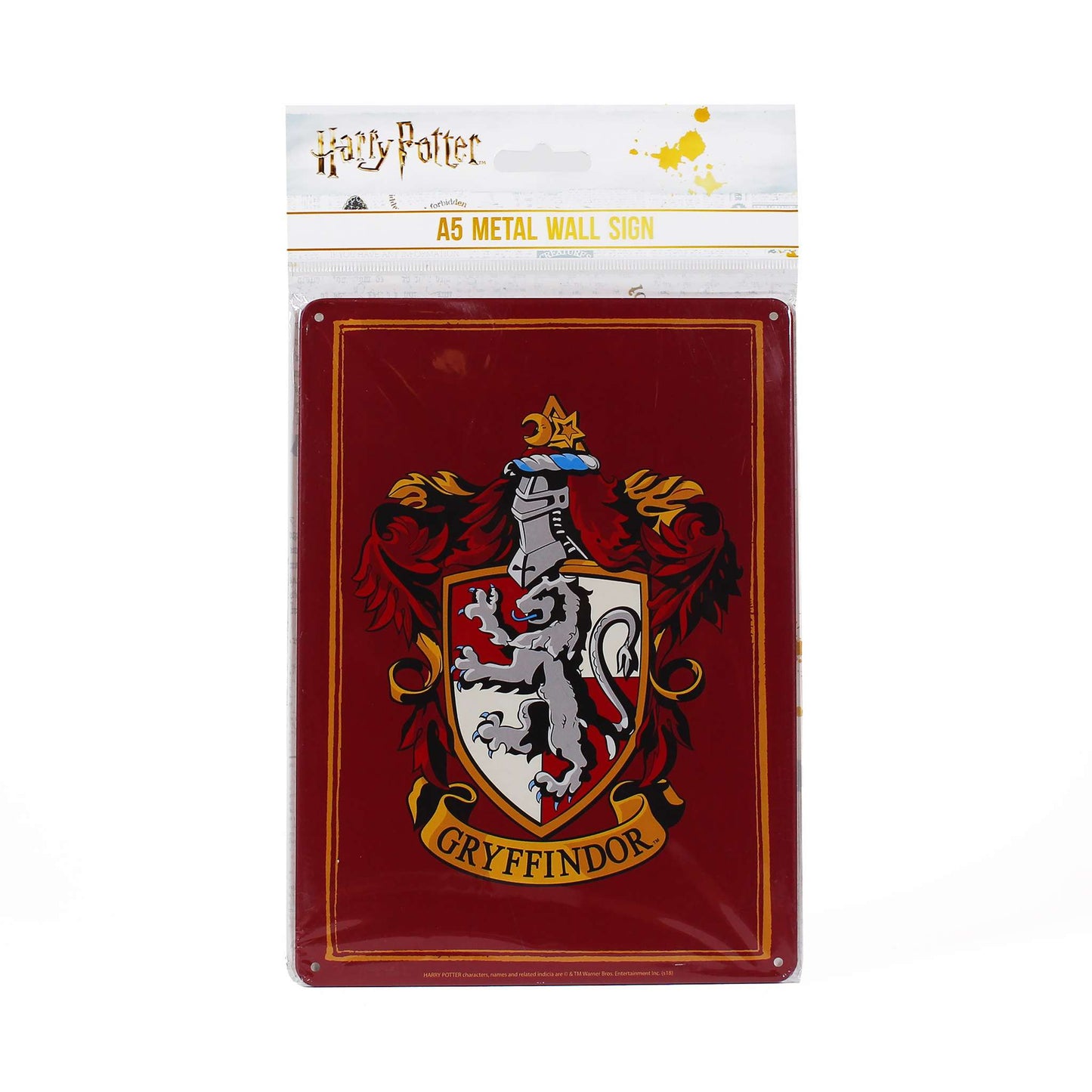 Harry Potter Tin Sign - Gryffindor Crest