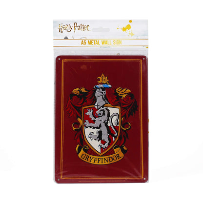Harry Potter Tin Sign - Gryffindor Crest