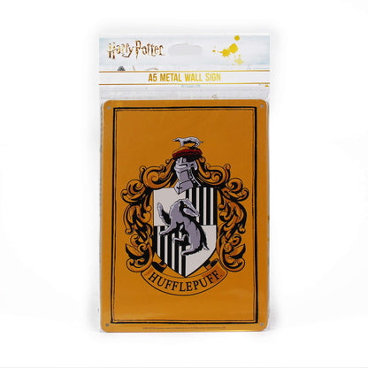 Harry Potter Tin Sign - Hufflepuff Crest