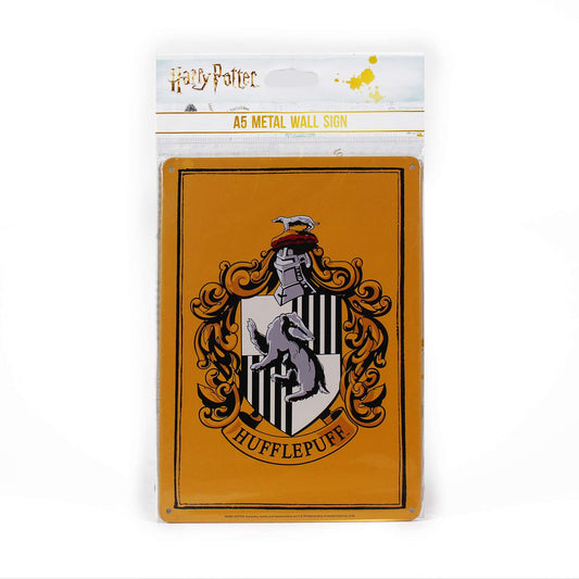 Harry Potter Tin Sign - Hufflepuff Crest