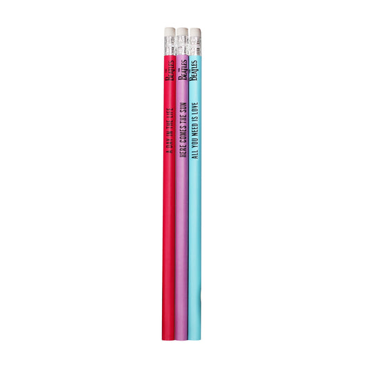 The Beatles Logo Set of 3 Pencils