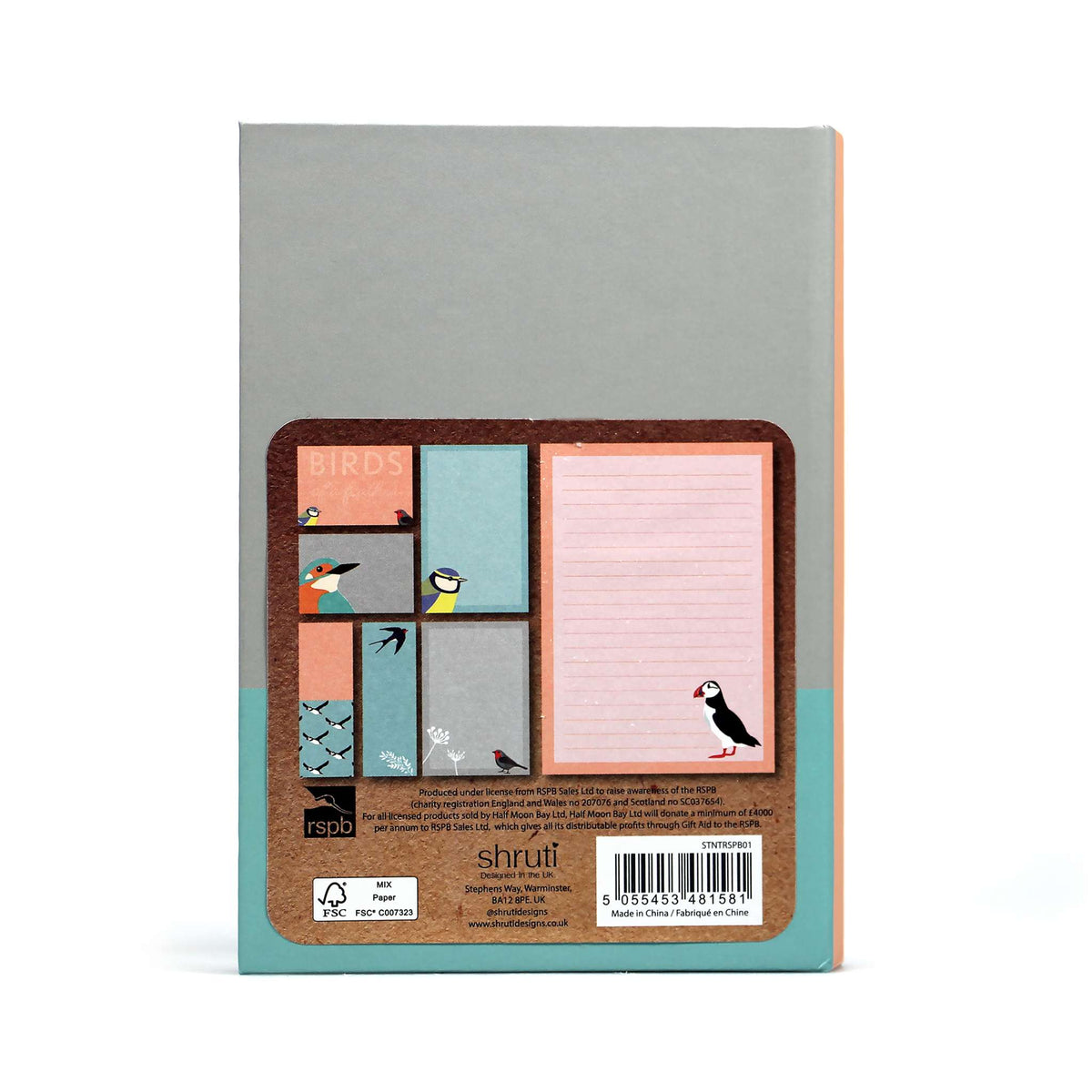 RSPB Kingfisher “Just Wing It” A6 Sticky Notes