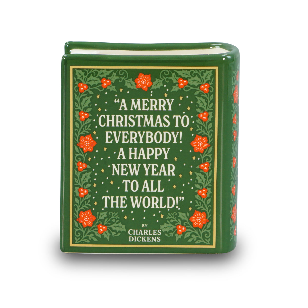 Book Pot Ceramic Small (10cm) - A Christmas Carol