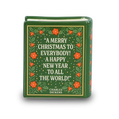 Book Pot Ceramic Small (10cm) - A Christmas Carol