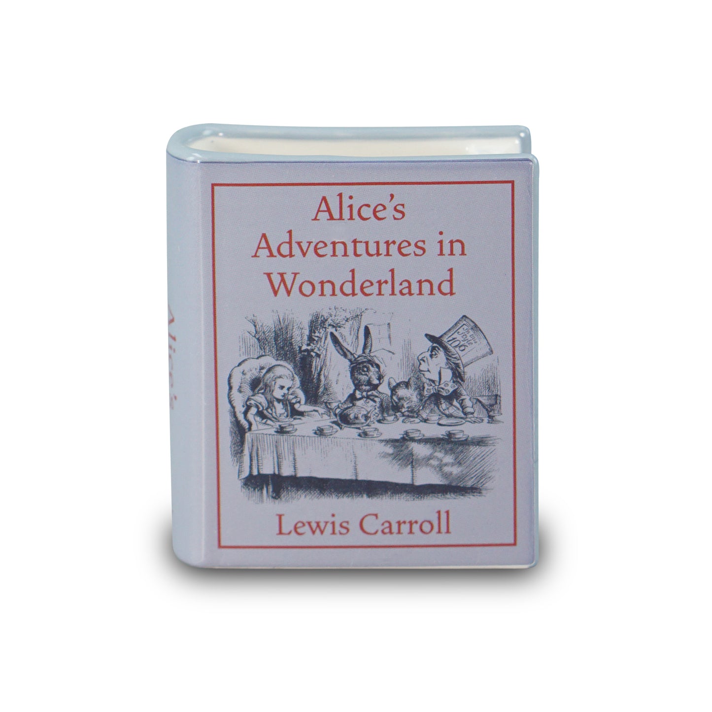Book Pot Ceramic Small (10cm) - Alice's Adventures Wonderld