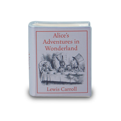 Book Pot Ceramic Small (10cm) - Alice's Adventures Wonderld
