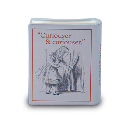 Book Pot Ceramic Small (10cm) - Alice's Adventures Wonderld