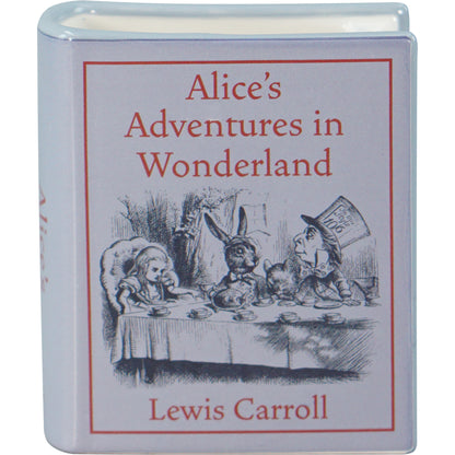 Book Pot Ceramic Small (10cm) - Alice's Adventures Wonderld