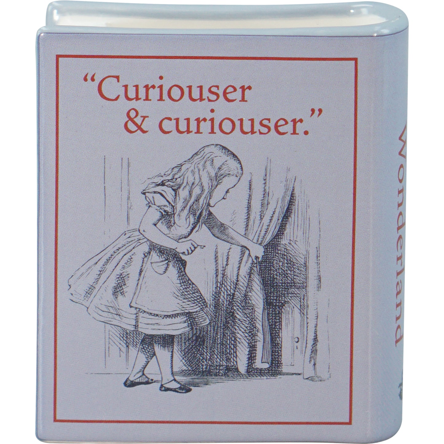 Book Pot Ceramic Small (10cm) - Alice's Adventures Wonderld