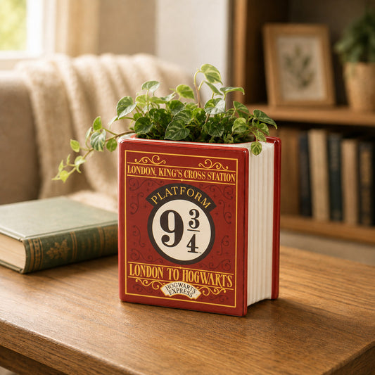 Book Pot Ceramic Small (10cm) - Harry Potter(Platform 9 3/4)