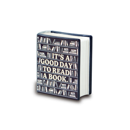 Book Pot Ceramic Small (10cm) - Pulteney Press (Good Day)