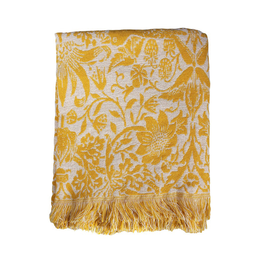 William Morris Strawberry Theif 125x150cm Blanket Quince