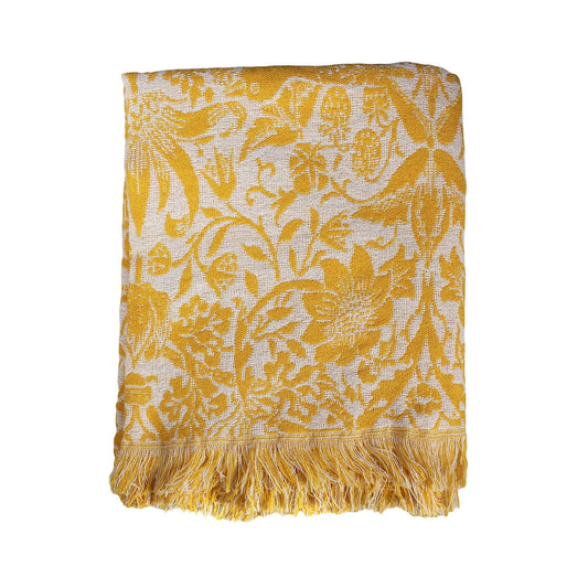 William Morris Strawberry Theif 125x150cm Blanket Quince