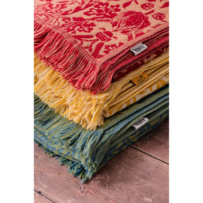 William Morris Strawberry Theif 125x150cm Blanket Quince