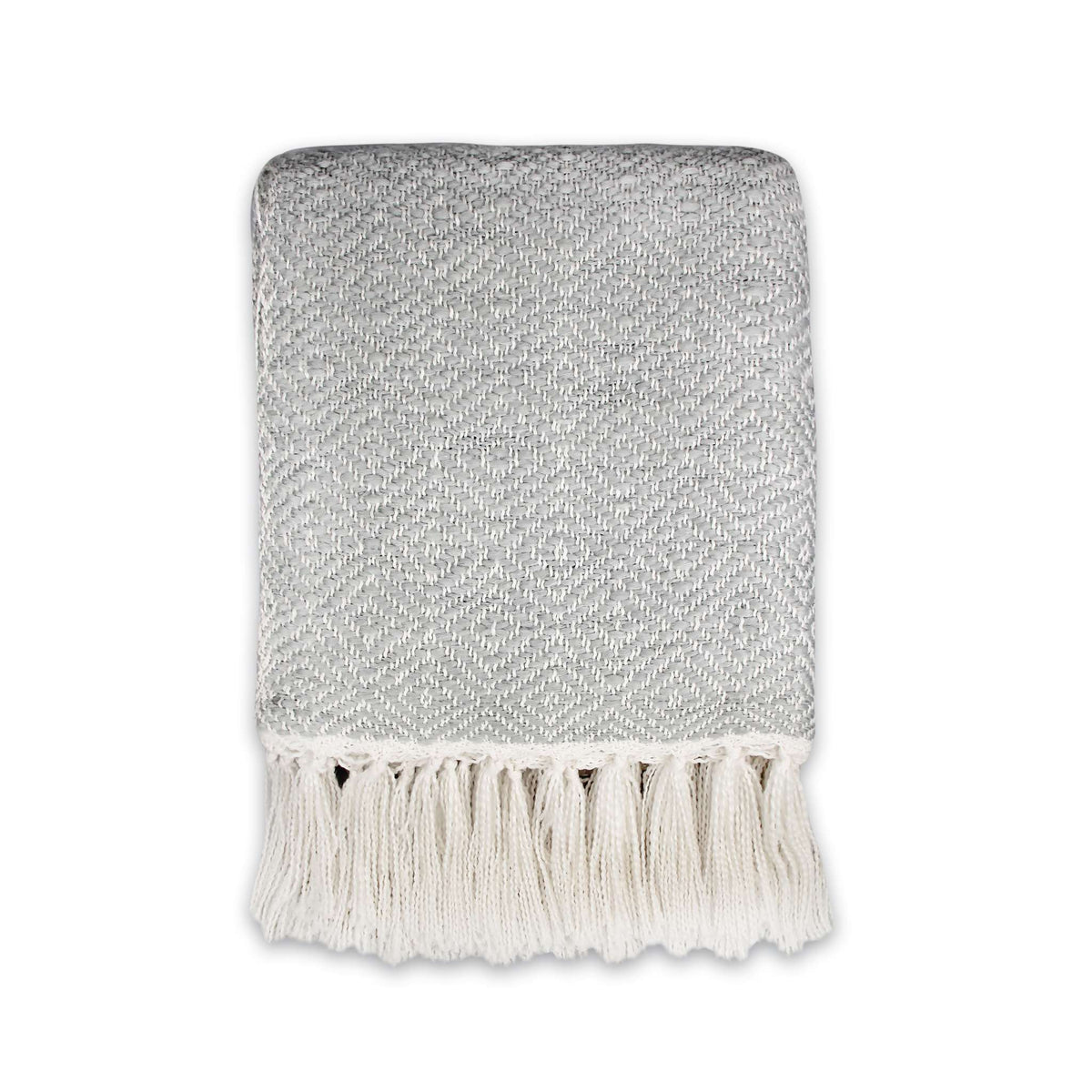 Shruti Designs Grey Diamond Throw