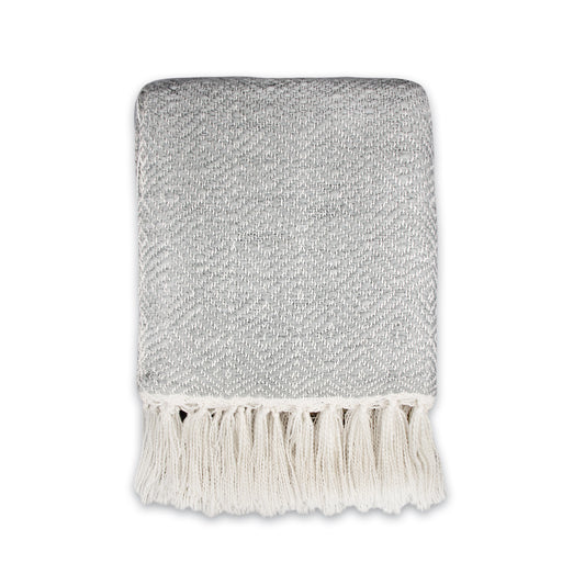 Shruti Designs Grey Diamond Throw