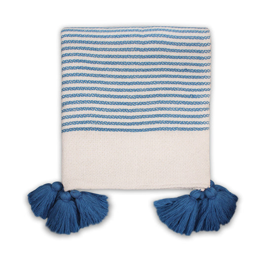 Shruti Coastal Striped Throw