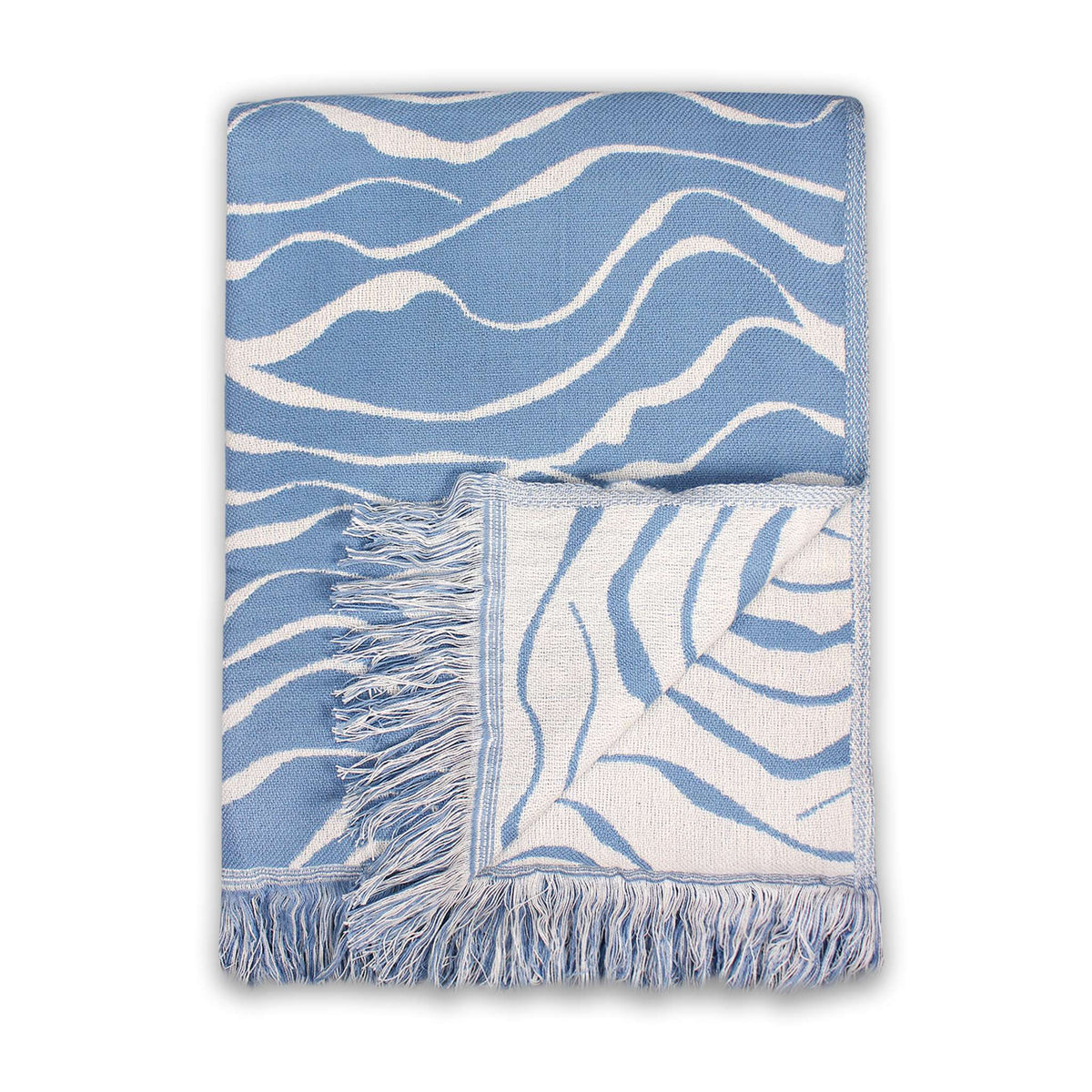 Blanket (125x150cm) - Coastal (Blue Waves)