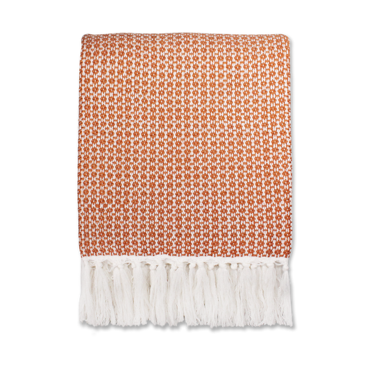 "Throw (49""x59"") - Ayla (Clay Orange)"