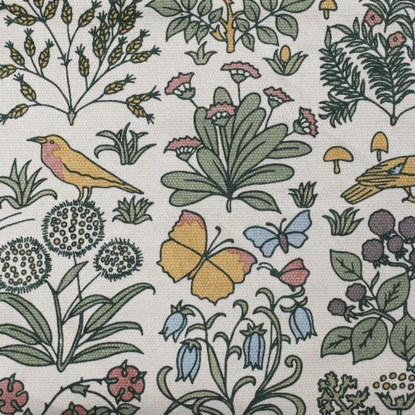 Pouch Cotton (16cm x 24cm) - ACS Voysey (Apothecary's Gdn.)