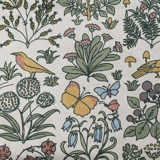 Pouch Cotton (16cm x 24cm) - ACS Voysey (Apothecary's Gdn.)