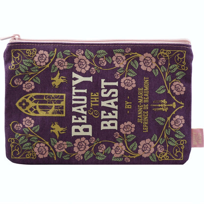 Beauty and the Beast Recycled Cotton Pouch