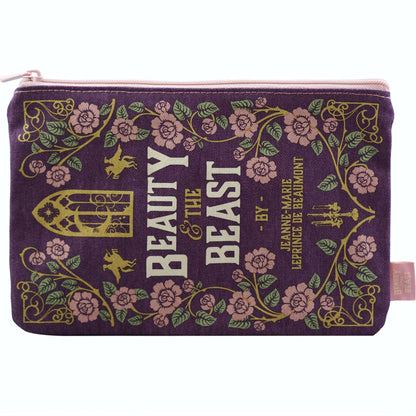Beauty and the Beast Recycled Cotton Pouch