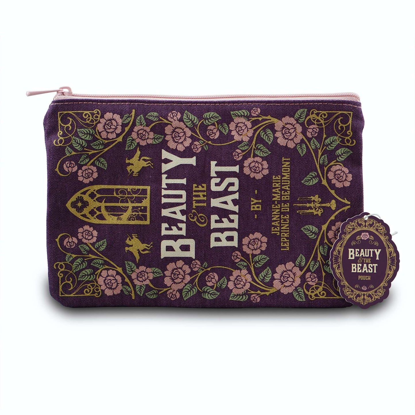 Beauty and the Beast Recycled Cotton Pouch