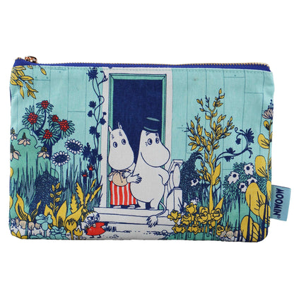 Travel Pouch Cotton (16cm x 24cm) - Moomin (Riviera)