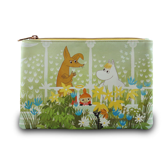 Pouch PU (16cm x 24cm) - Moomin (Balcony)