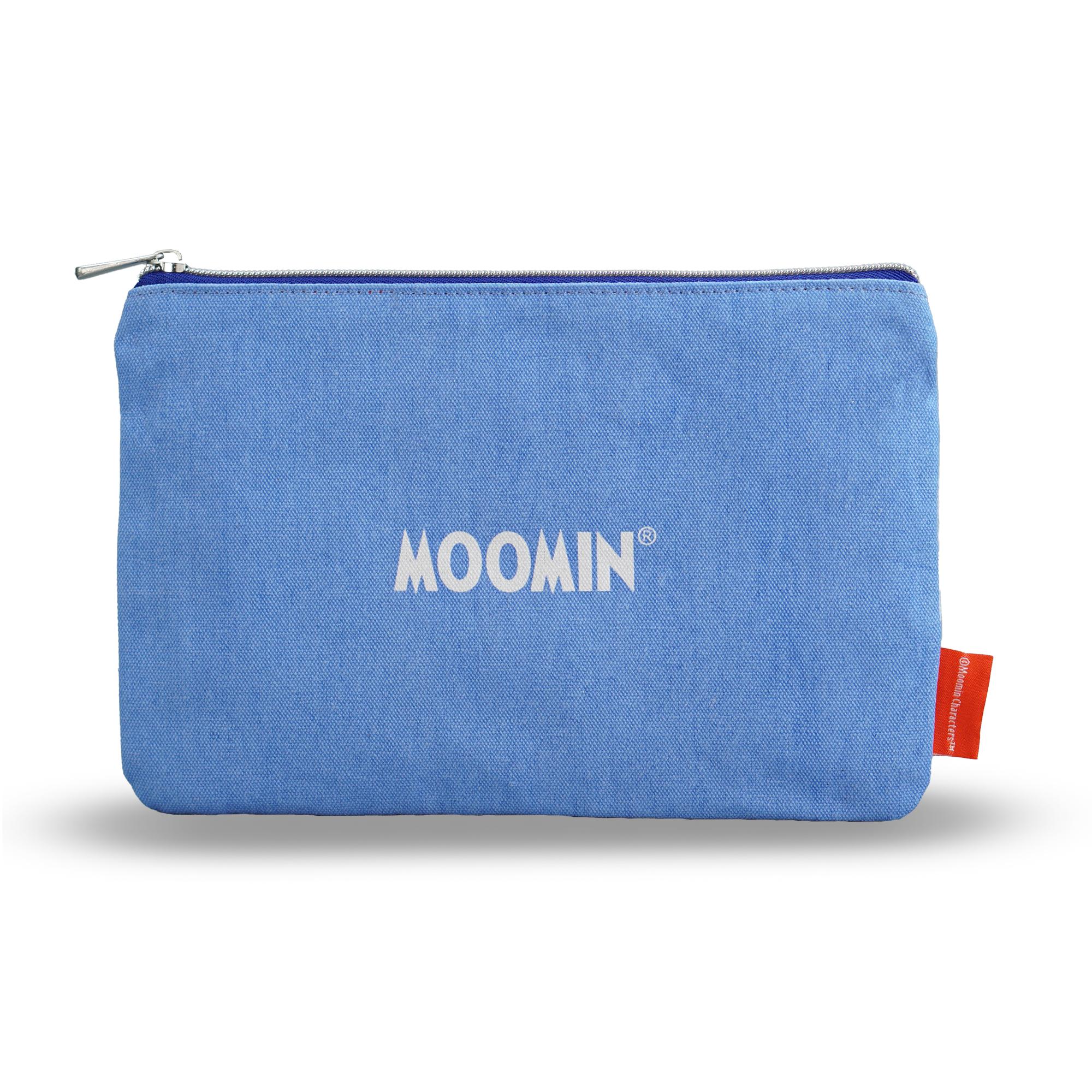 Travel Pouch Cotton (16.5cm x 24cm) - Moomin (Winter)