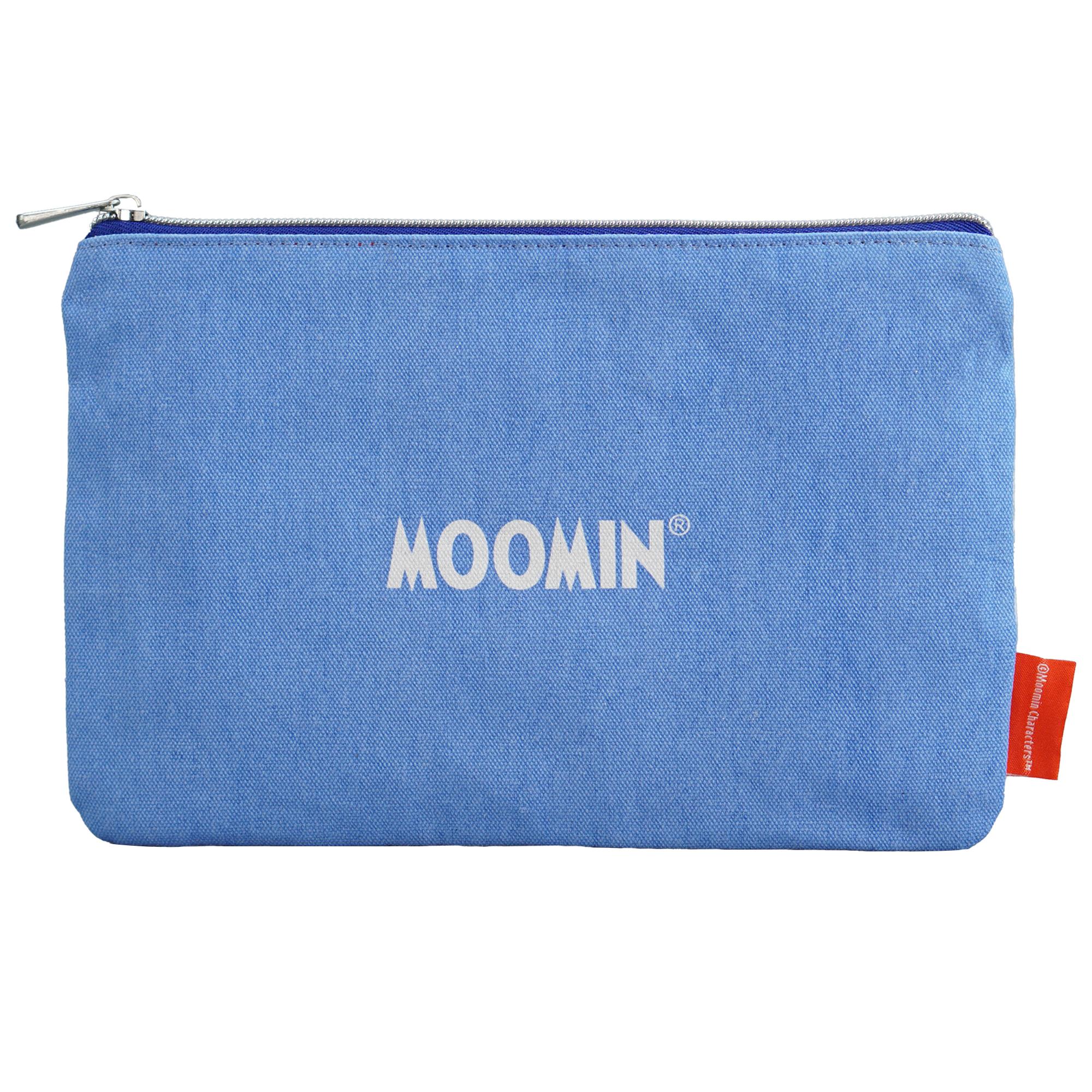 Travel Pouch Cotton (16.5cm x 24cm) - Moomin (Winter)