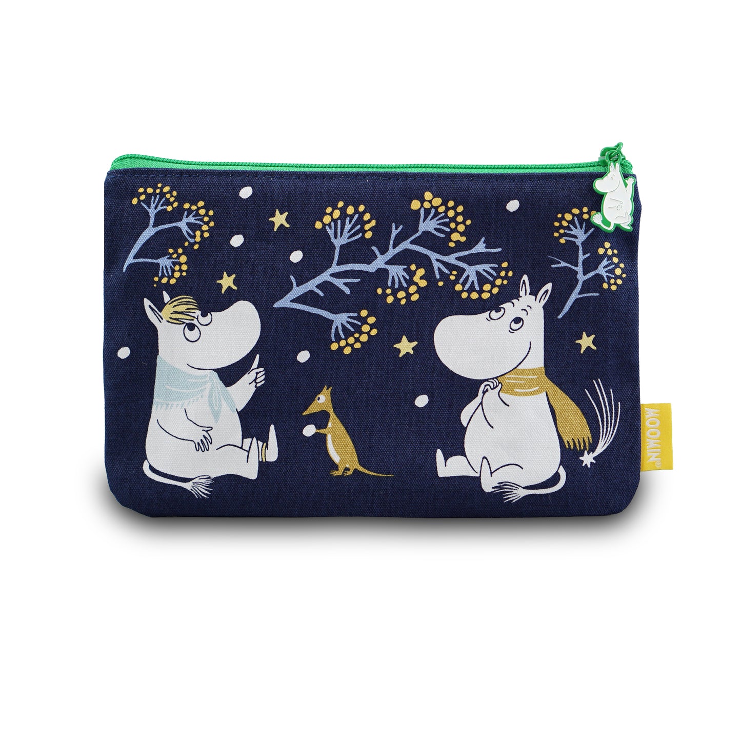 Pouch Cotton (16cm x 24cm) - Moomin (First Snow)