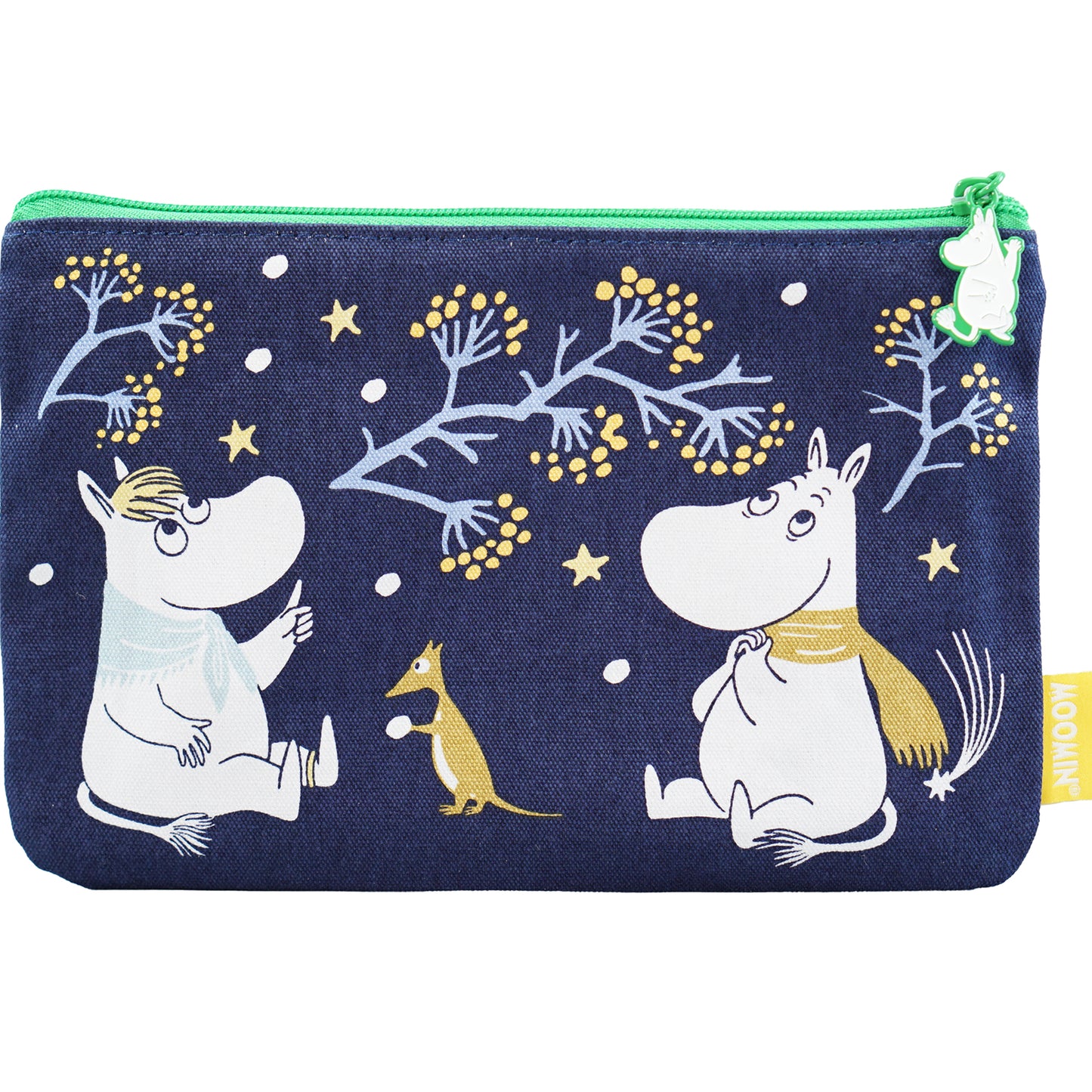 Pouch Cotton (16cm x 24cm) - Moomin (First Snow)