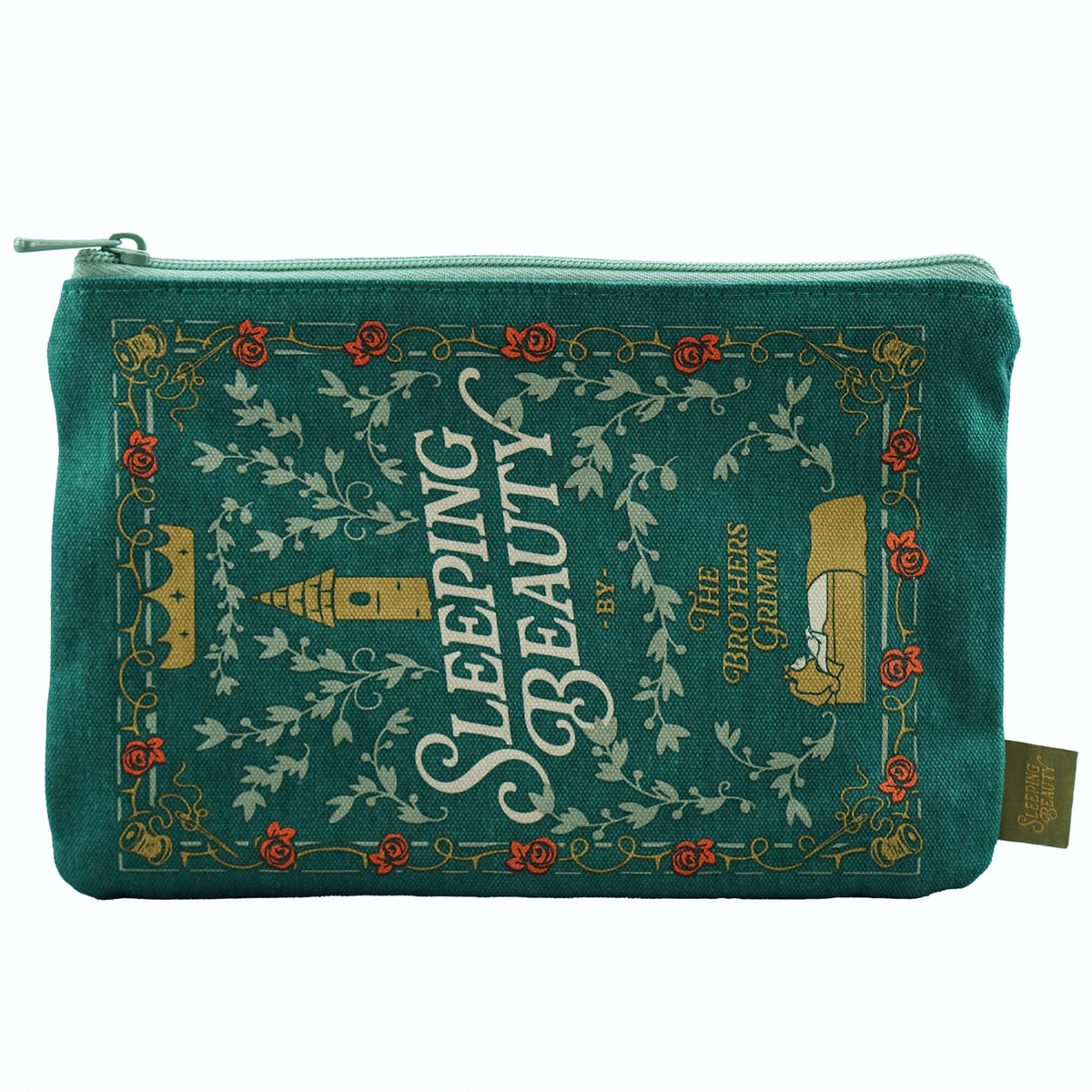Sleeping Beauty Recycled Cotton Zipped Pouch