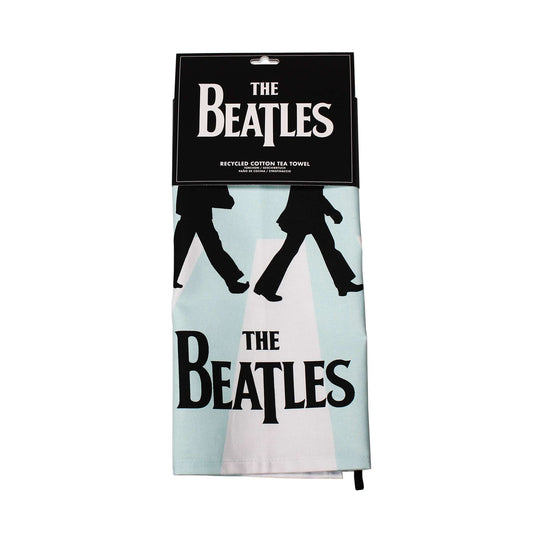 The Beatles Abbey Road Silhouette Recycled Cotton Tea Towel
